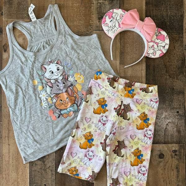 Aristocats Biker Shorts
