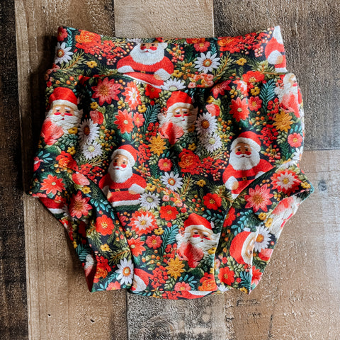 Floral Santa Bummies