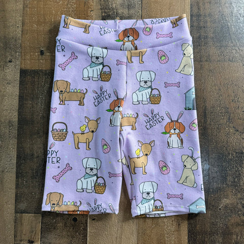 Easter Dogs Biker Shorts