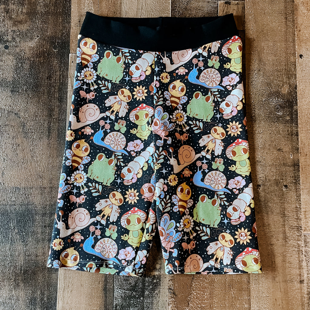 Frogs & Bugs Biker Shorts