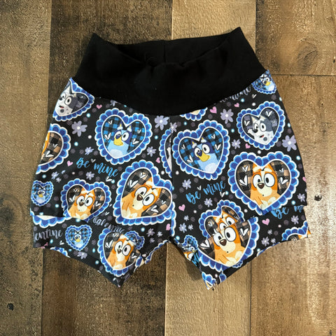 Be Mine Bluey Baby & toddler shorts