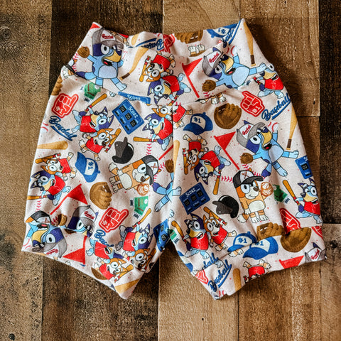 Bluey Baseball Baby & toddler shorts
