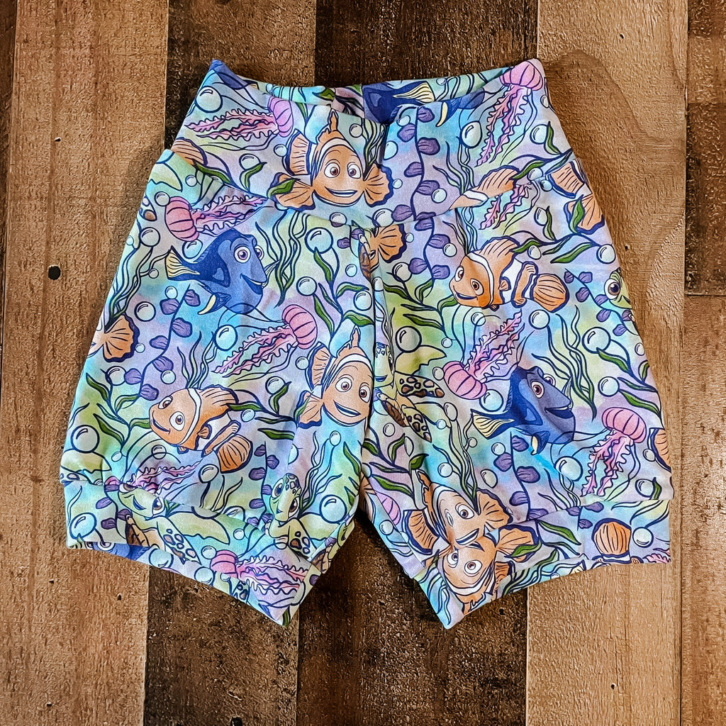 Bubbly Fish Baby & toddler shorts