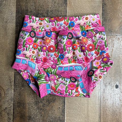 Pink Floral Van Bummies