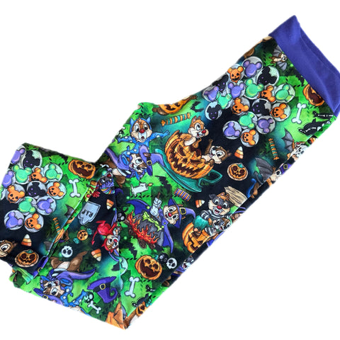 10Y Halloween Chip & Dale Leggings