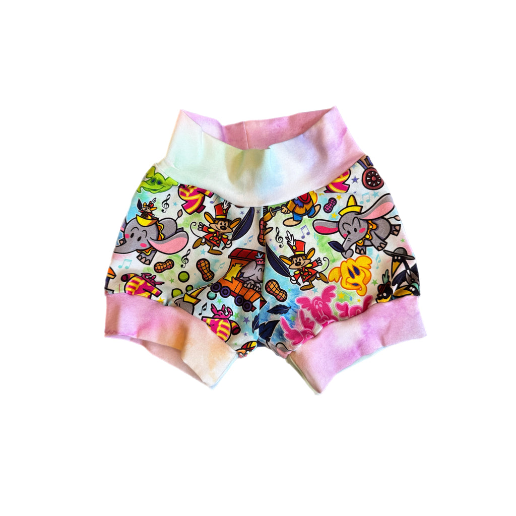 0/3 Month Circus Elephant Shorts