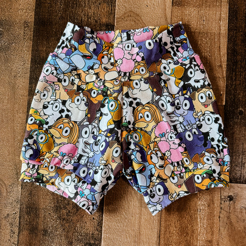 Bluey Dog Pile Baby & toddler shorts