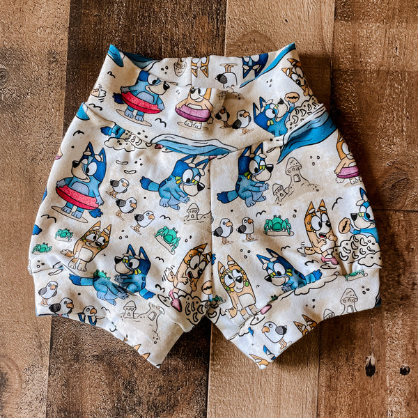 Sand Castle Bluey Baby & toddler shorts