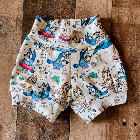 Sand Castle Bluey Baby & toddler shorts