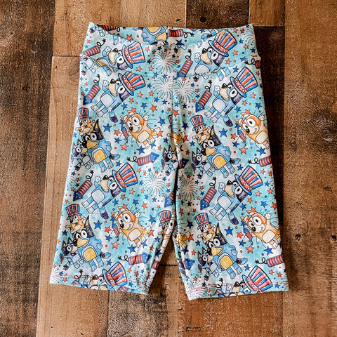 Skyrocket Bluey Biker Shorts