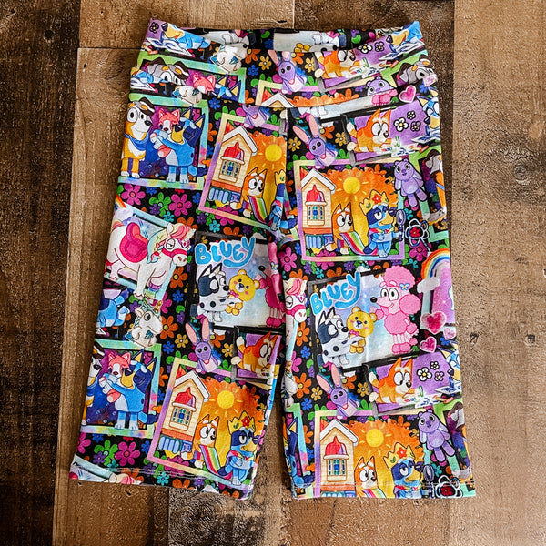 Scrapbook Bluey Biker Shorts