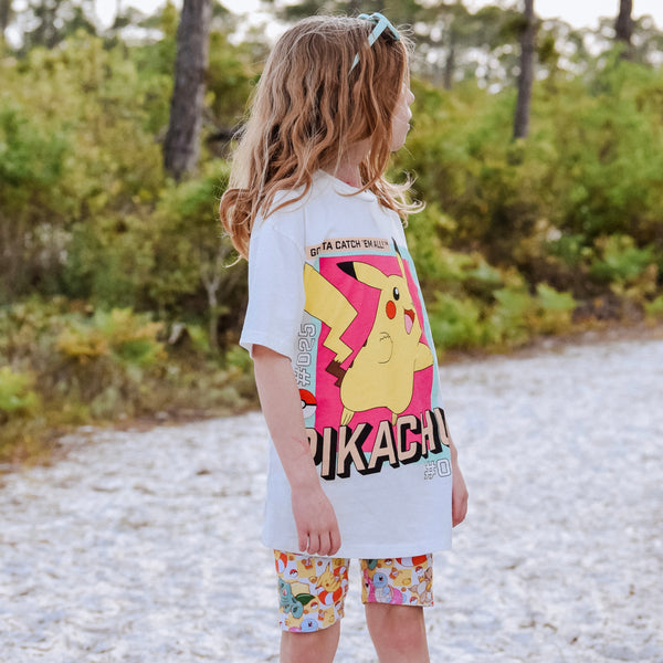 Summer Pokemon Biker Shorts