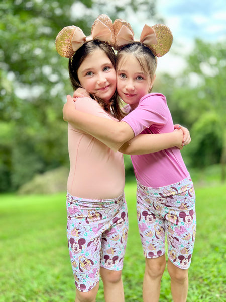 Leopard Pals Biker Shorts