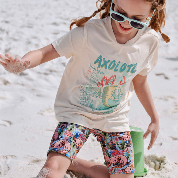 Axolotl  Biker Shorts