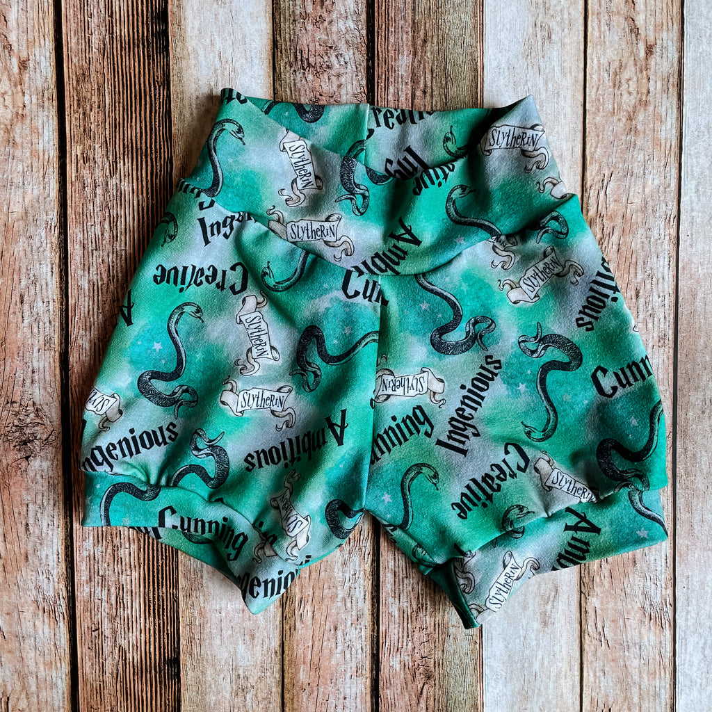 Slytherin Baby & toddler shorts