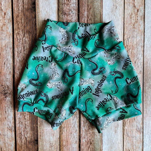 Slytherin Baby & toddler shorts